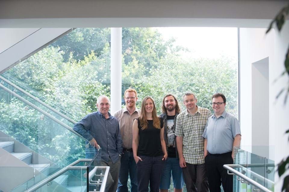 group of people in a lounge