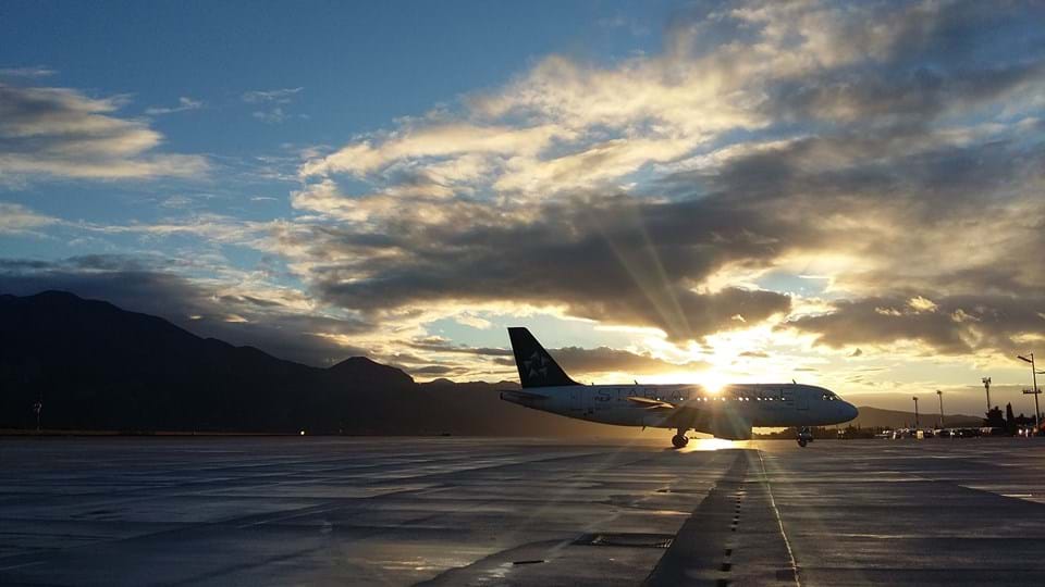 aeroplane on runway